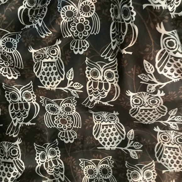 Steve Madden Wool Blend Owl Lined Cape Size S/M - Picture 6 of 6